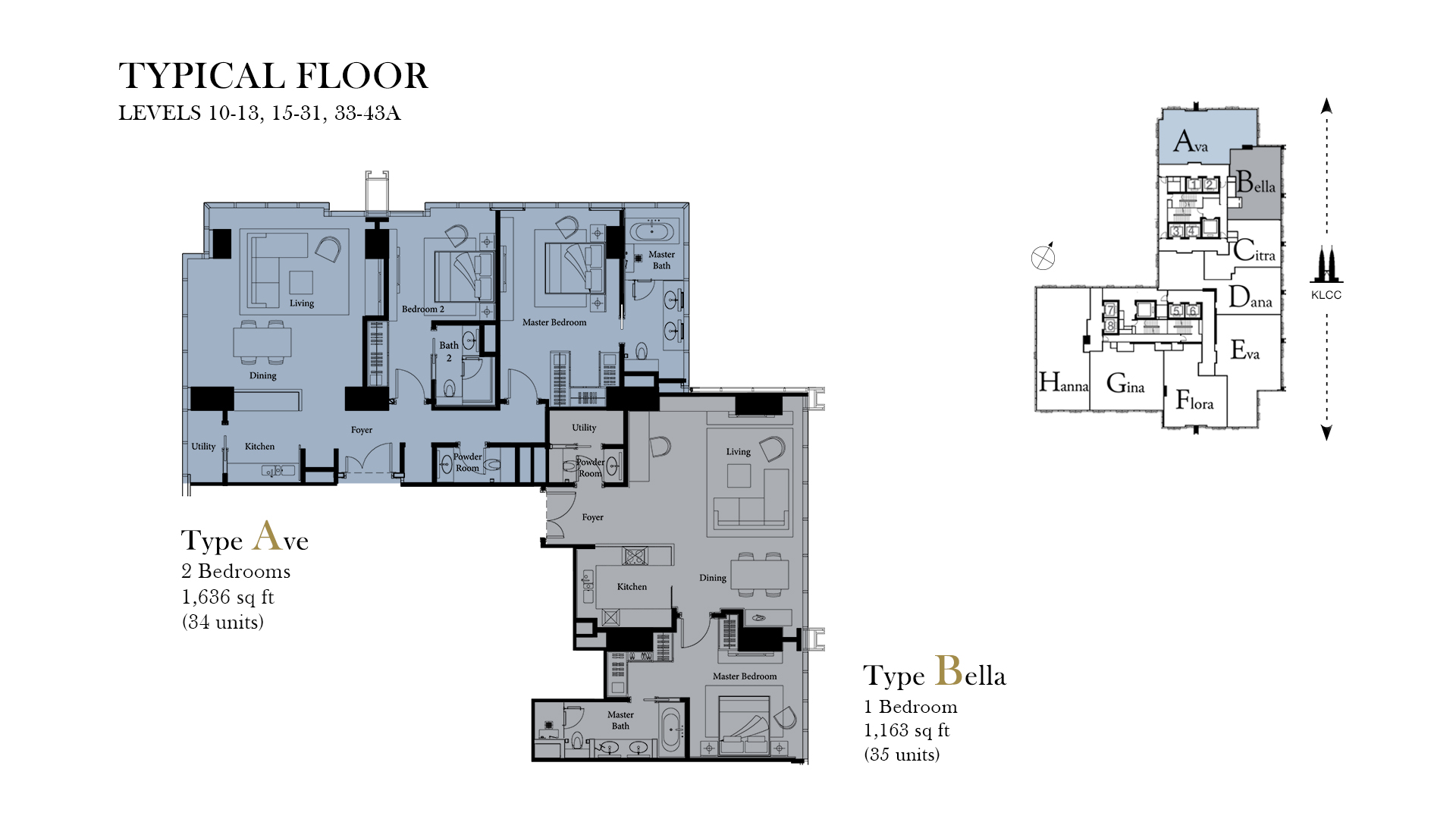 Ritz Carlton Residences Floor Plans KLCC Condominium