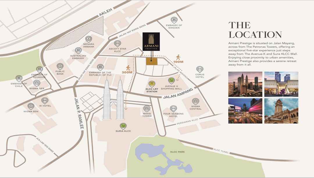 View of Armani-Prestige-Location-Map | KLCC Condominium